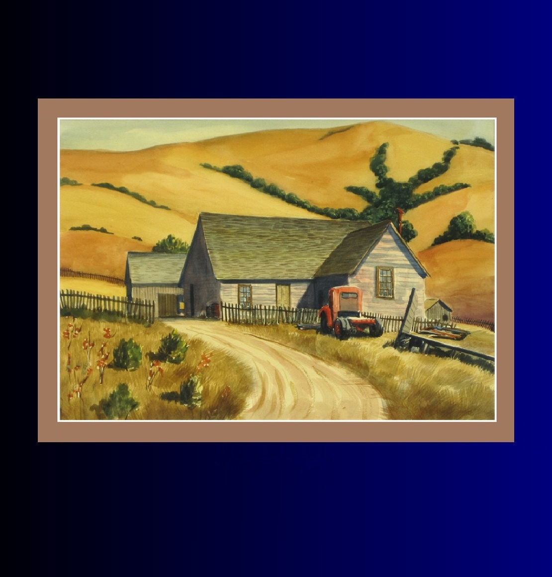 Landscape poster: Rural Scene II by Alfred Owles